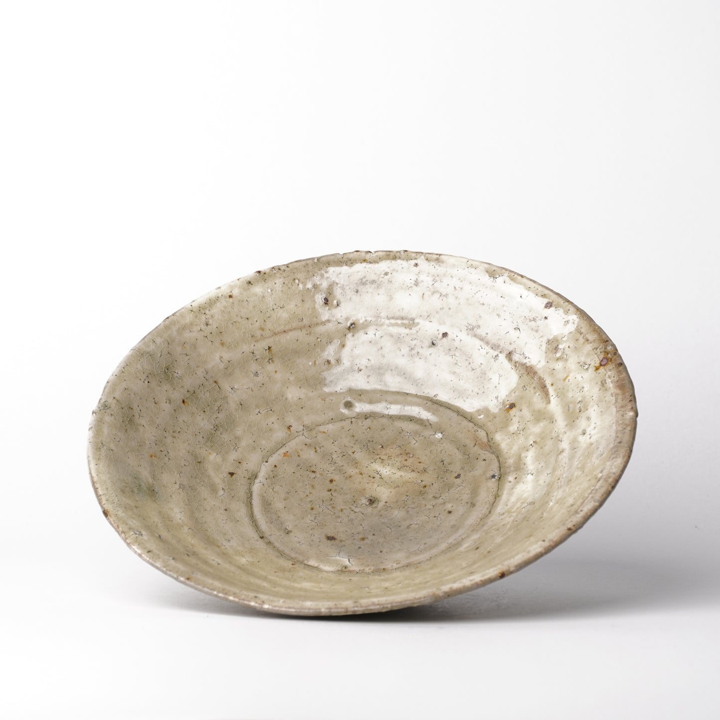 Mino Woodfired Exhibition Enya Nukaga Shallow Bowl Kohiki