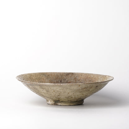 Mino Woodfired Exhibition Enya Nukaga Shallow Bowl Kohiki