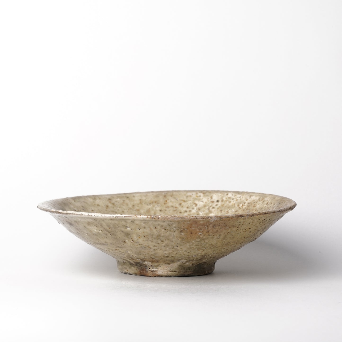 Mino Woodfired Exhibition Enya Nukaga Shallow Bowl Kohiki