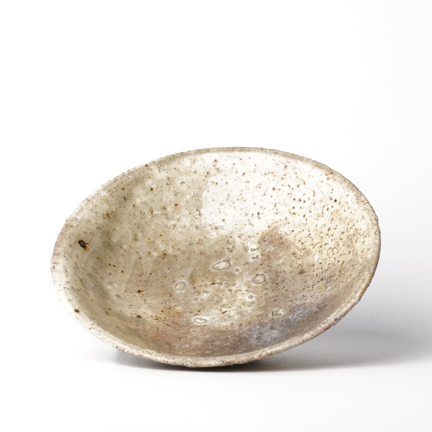 Mino Woodfired Exhibition Enya Nukaga Shallow Bowl Kohiki