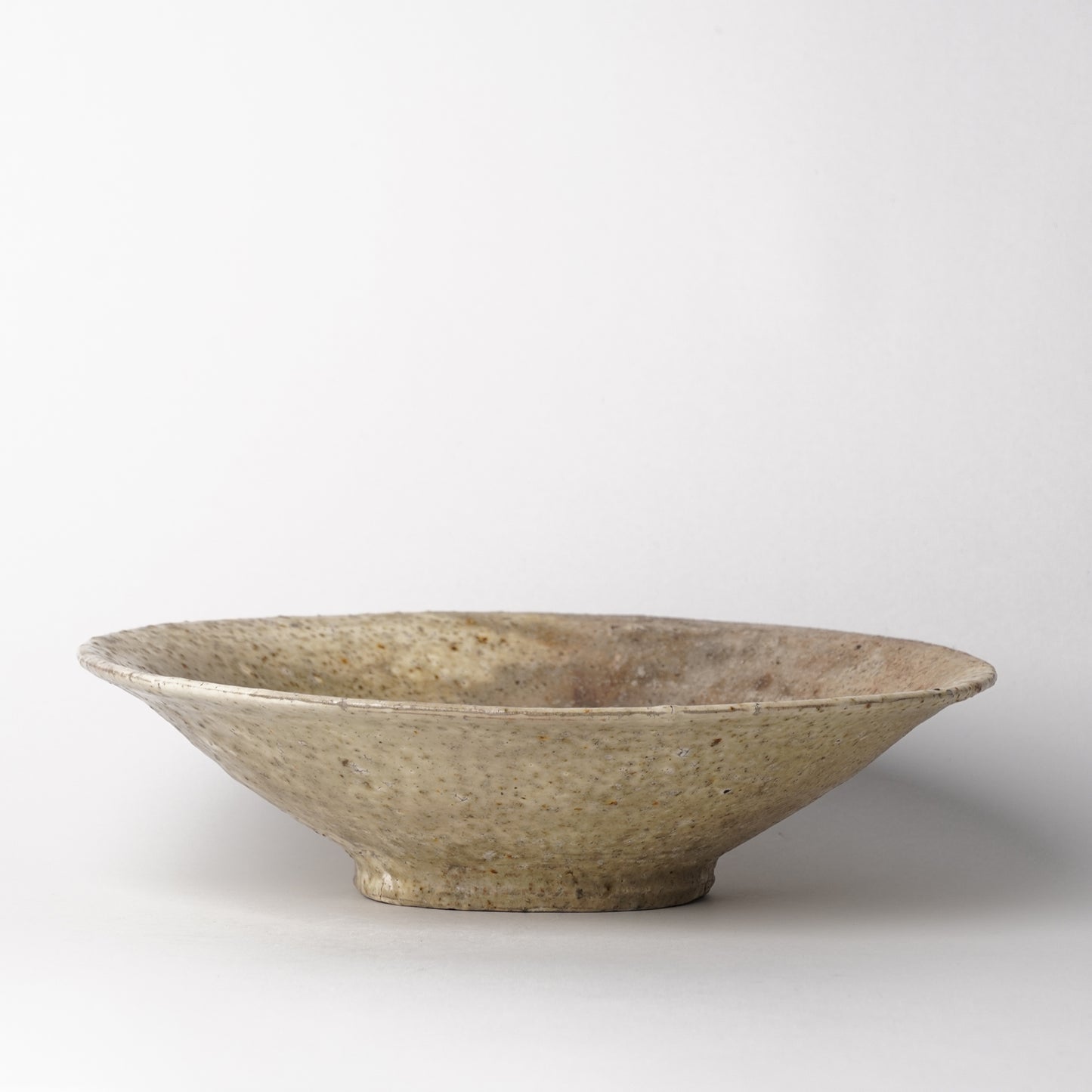 Mino Woodfired Exhibition Enya Nukaga Shallow Bowl Kohiki