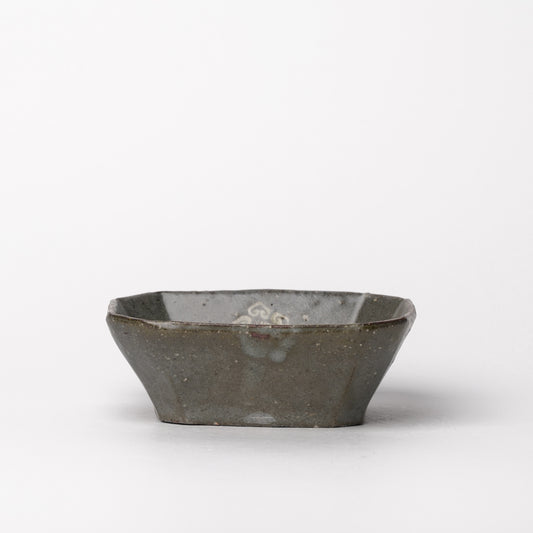 Mino Woodfired Exhibition Enya Nukaga Octagon Bowl Mishima