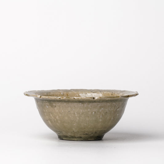 Mino Woodfired Exhibition Enya Nukaga Small Rinka Bowl Ash Glaze