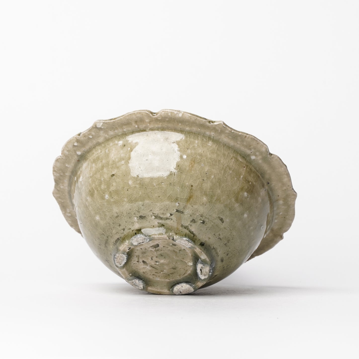 Mino Woodfired Exhibition Enya Nukaga Small Rinka Bowl Ash Glaze