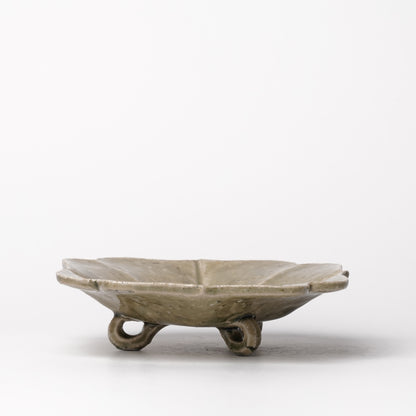 Mino Woodfired Exhibition Enya Nukaga Rinka Plate Ash Glaze