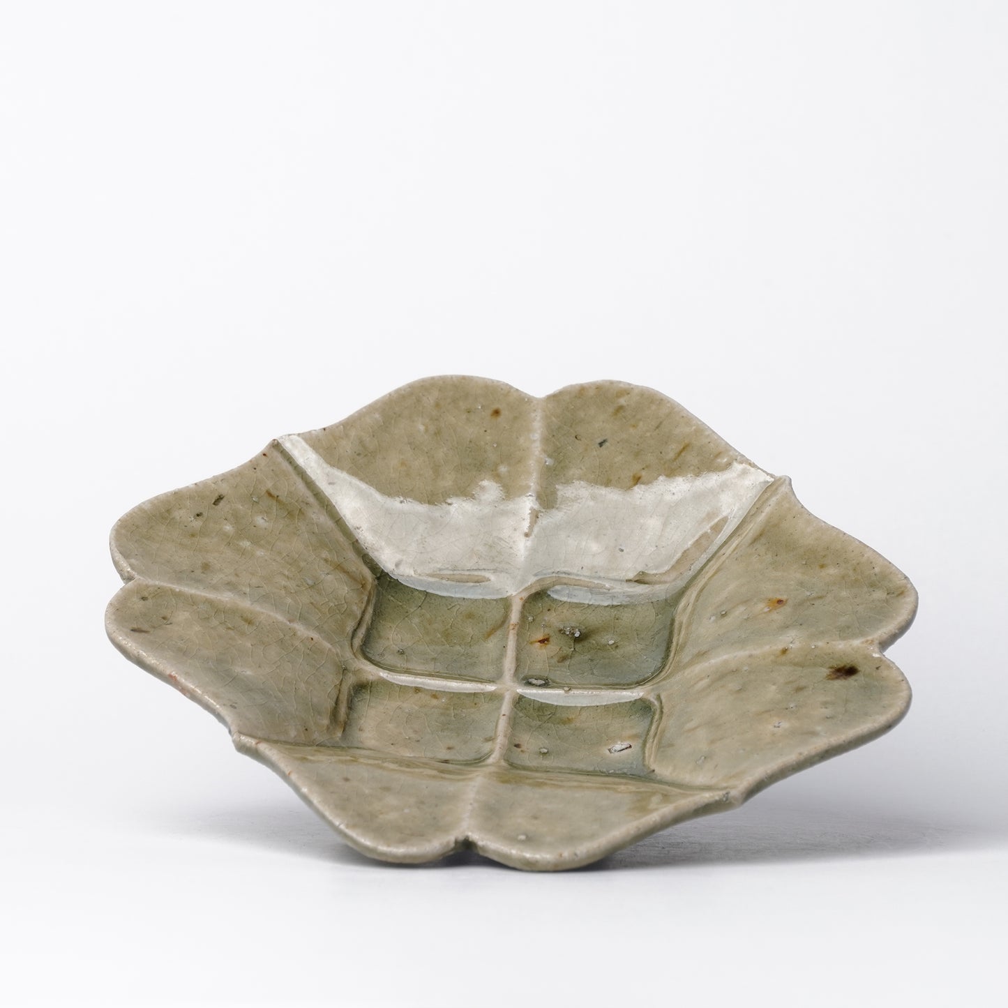 Mino Woodfired Exhibition Enya Nukaga Rinka Plate Ash Glaze