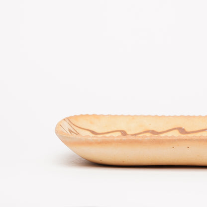 Mino Woodfired Exhibition Taro Tanaka Rectangle Plate