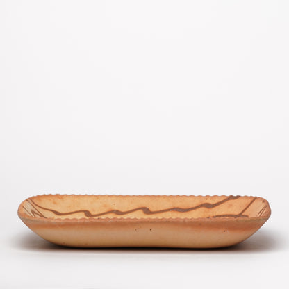 Mino Woodfired Exhibition Taro Tanaka Rectangle Plate