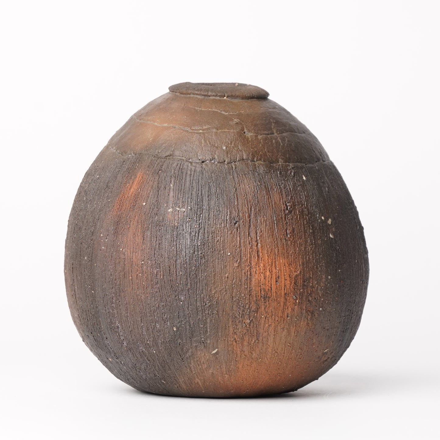 Nobuhito Nakaoka Vase Tanka Yakishime