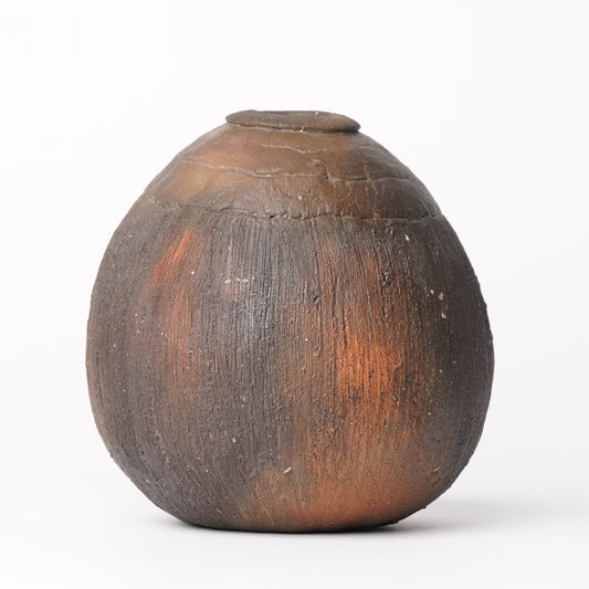 Nobuhito Nakaoka Vase Tanka Yakishime