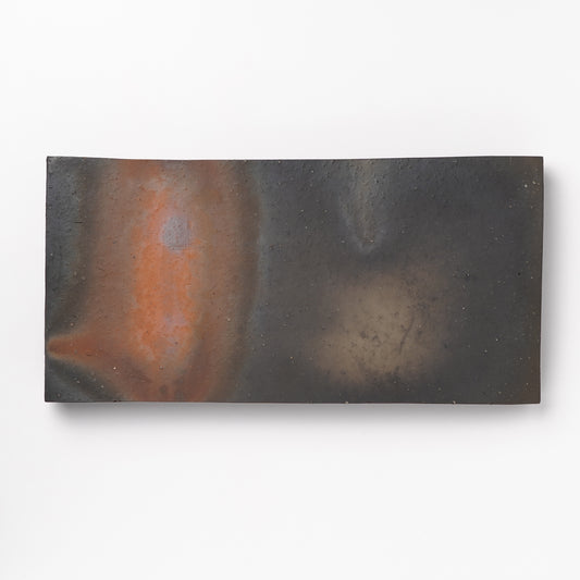 Nobuhito Nakaoka Tanka Yakishime Rectangle Plate