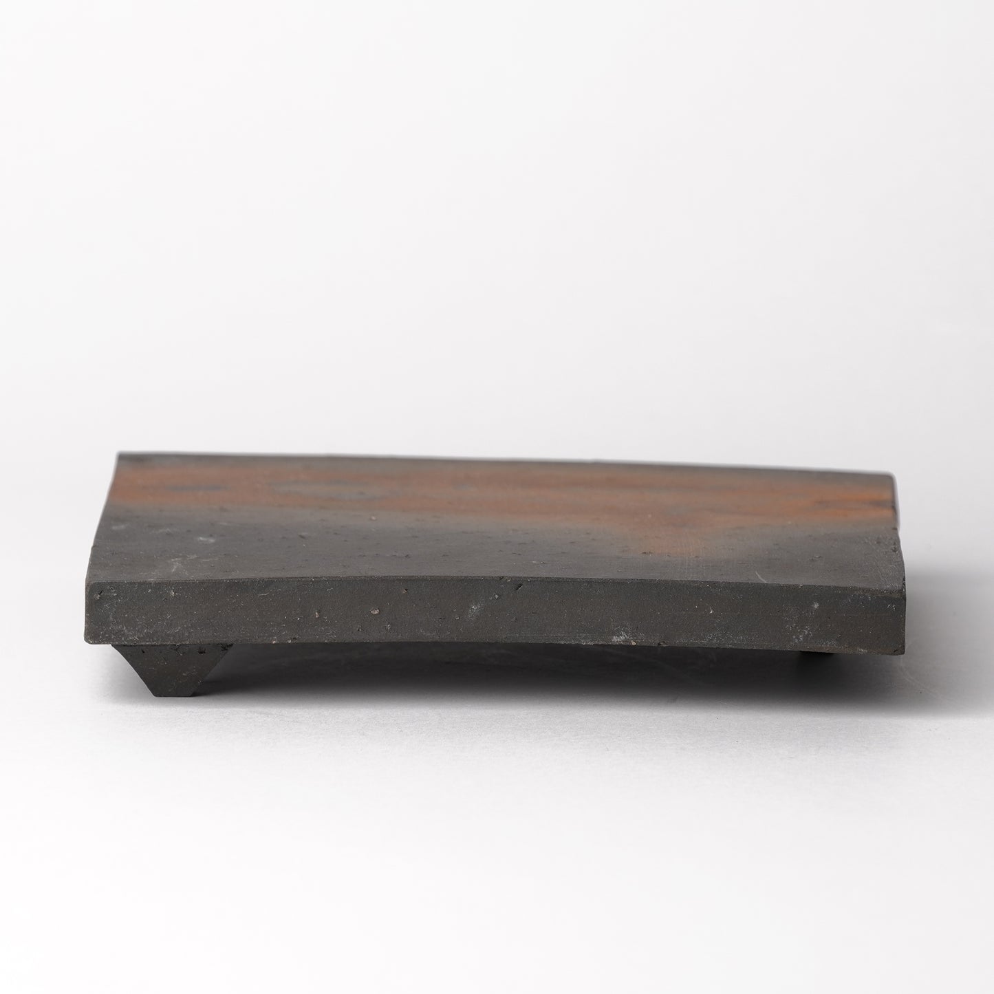 Nobuhito Nakaoka Tanka Yakishime Square Plate
