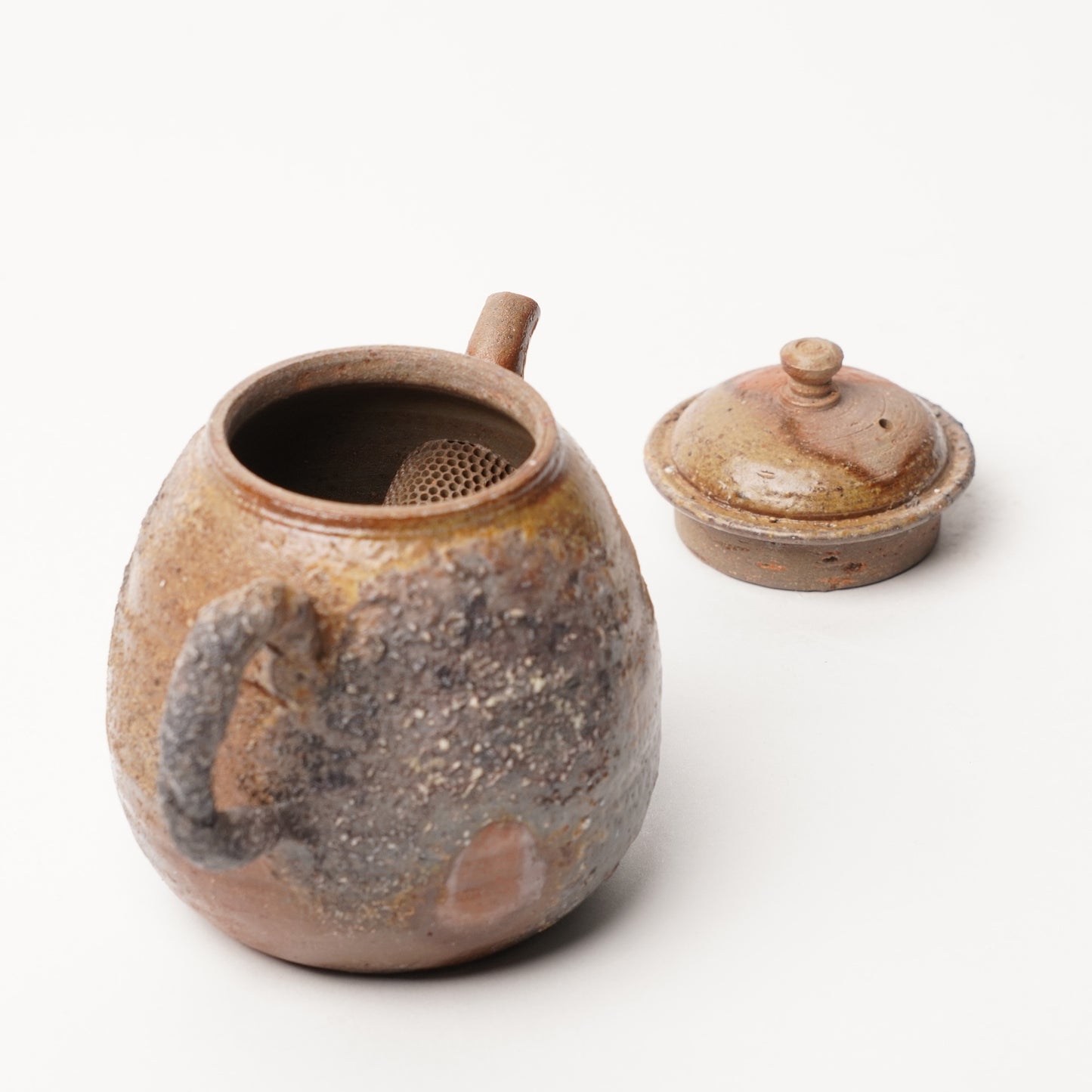 Masaaki Kobashi Kyusu Tea Pot Bizen Woodfired