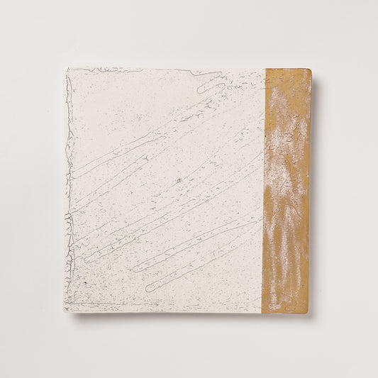 Kazuhiro Katase Square Plate with Gold