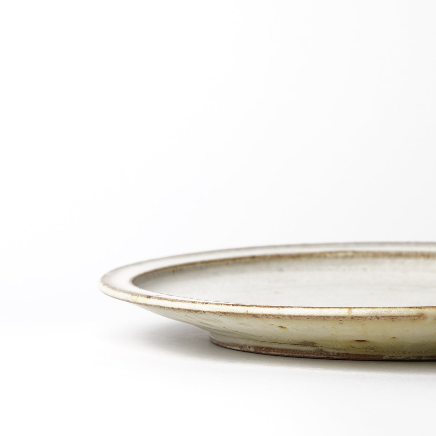 Yosuke Ono Rim Dinner Plate White