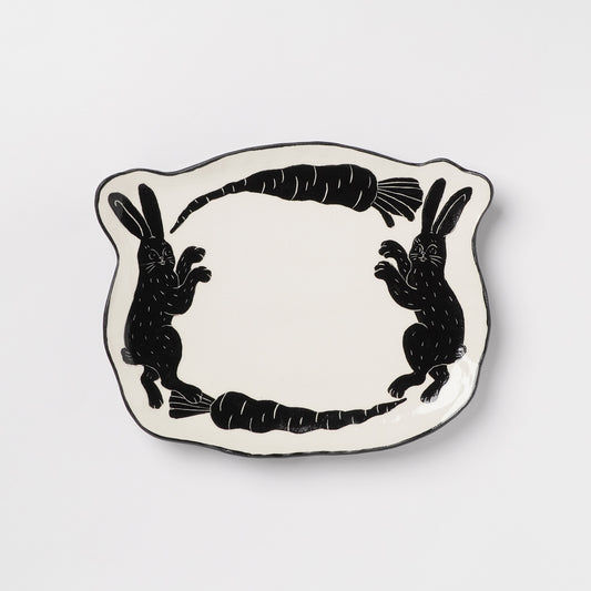 Miki Kaname Plate Rabbit on Carrot