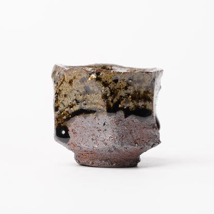 Nakagawa Jinenbogama Karatsu Wood fired Guinomi Cup with Box