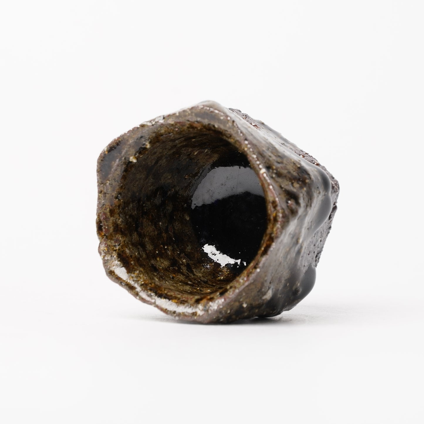 Nakagawa Jinenbogama Karatsu Wood fired Guinomi Cup with Box