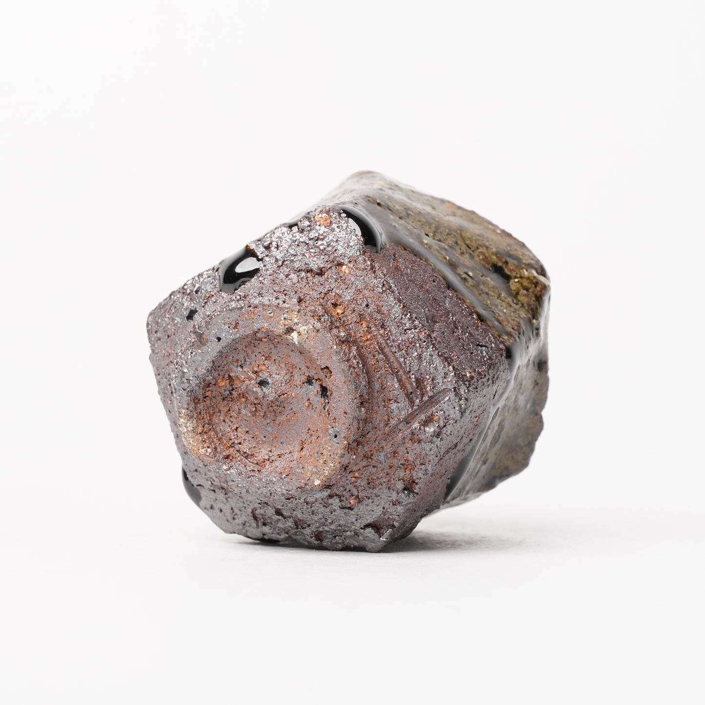Nakagawa Jinenbogama Karatsu Wood fired Guinomi Cup with Box