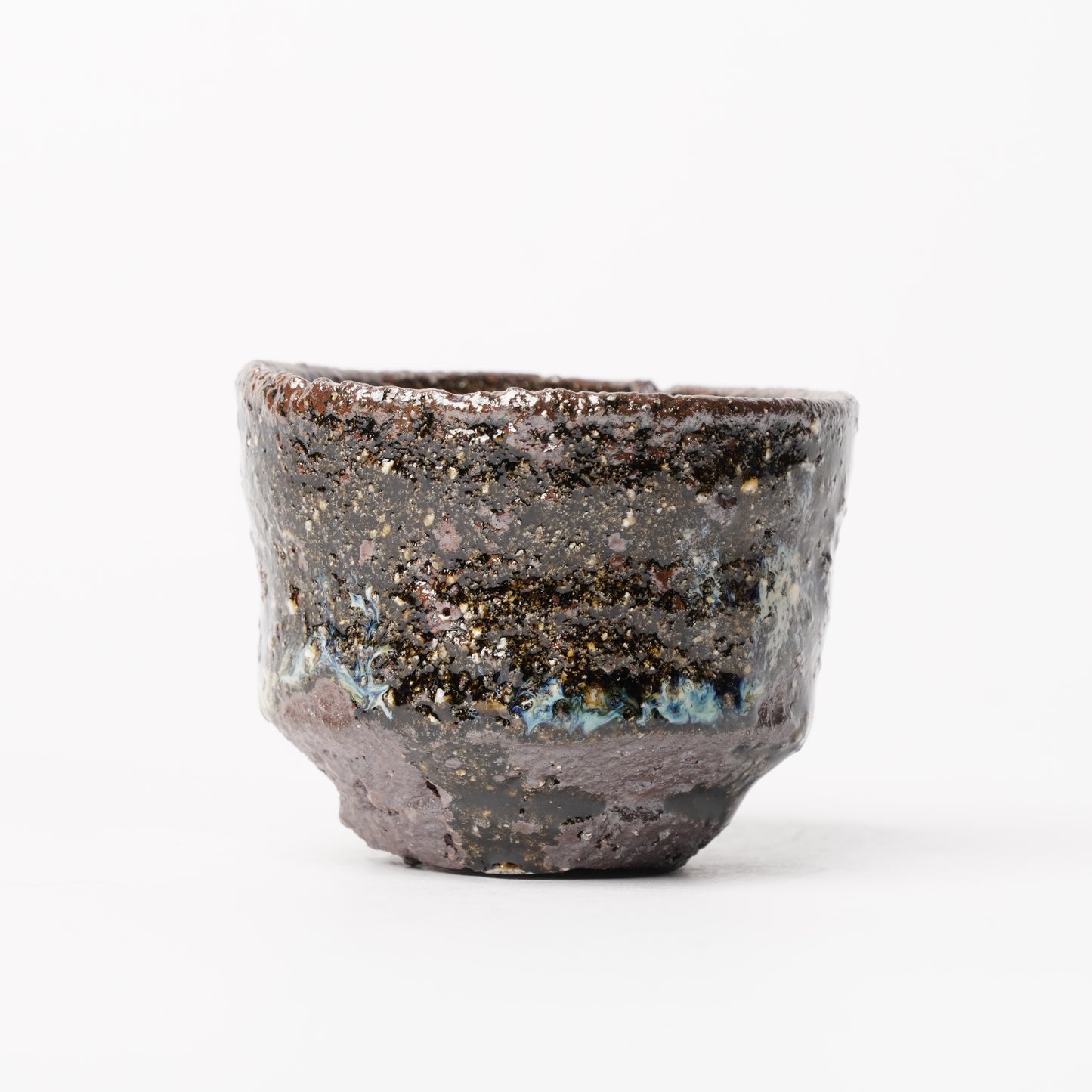 Nakagawa Jinenbogama Karatsu Wood fired Guinomi Cup with Box