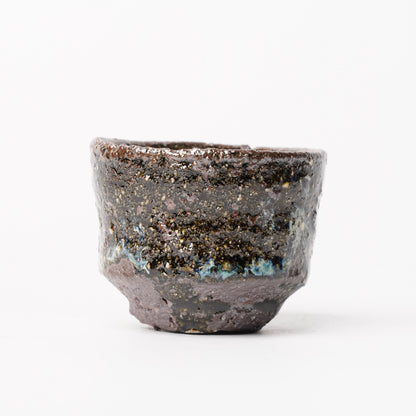 Nakagawa Jinenbogama Karatsu Wood fired Guinomi Cup with Box