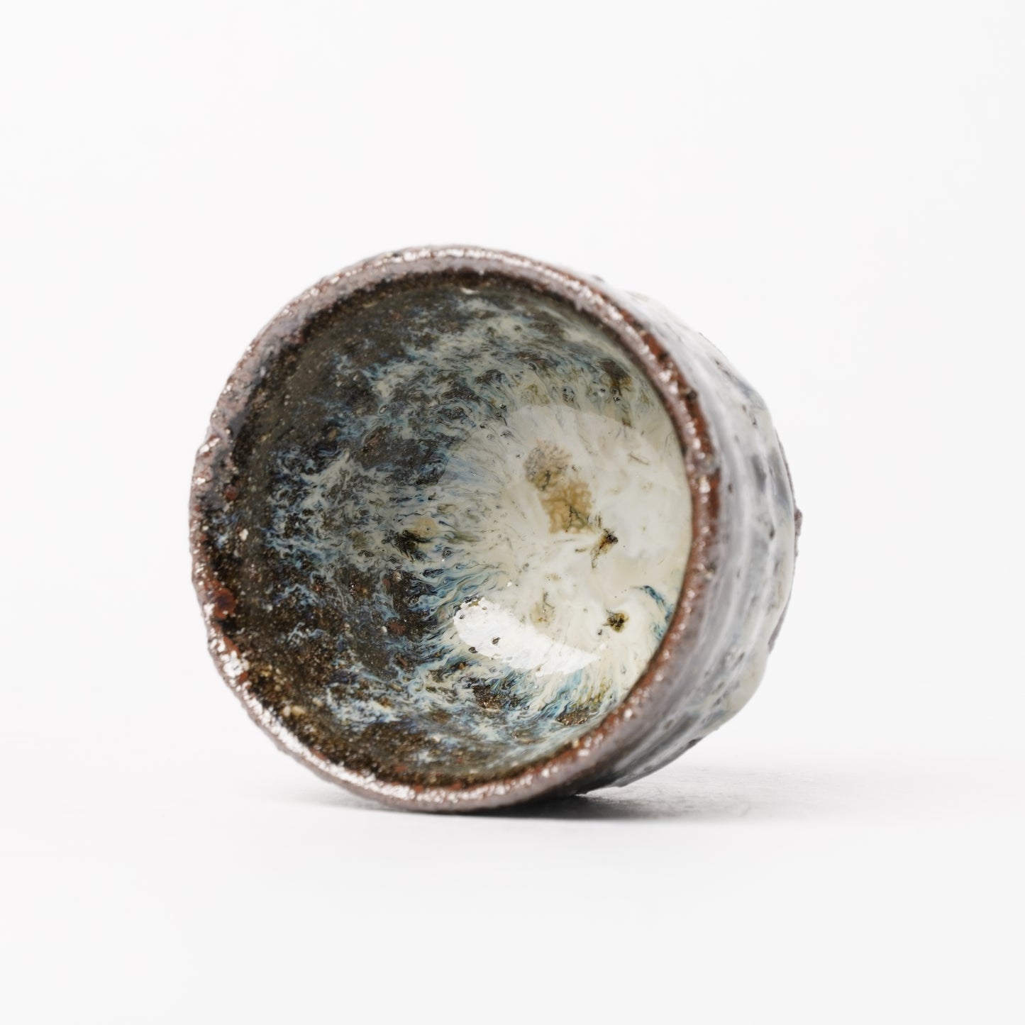 Nakagawa Jinenbogama Karatsu Wood fired Guinomi Cup with Box