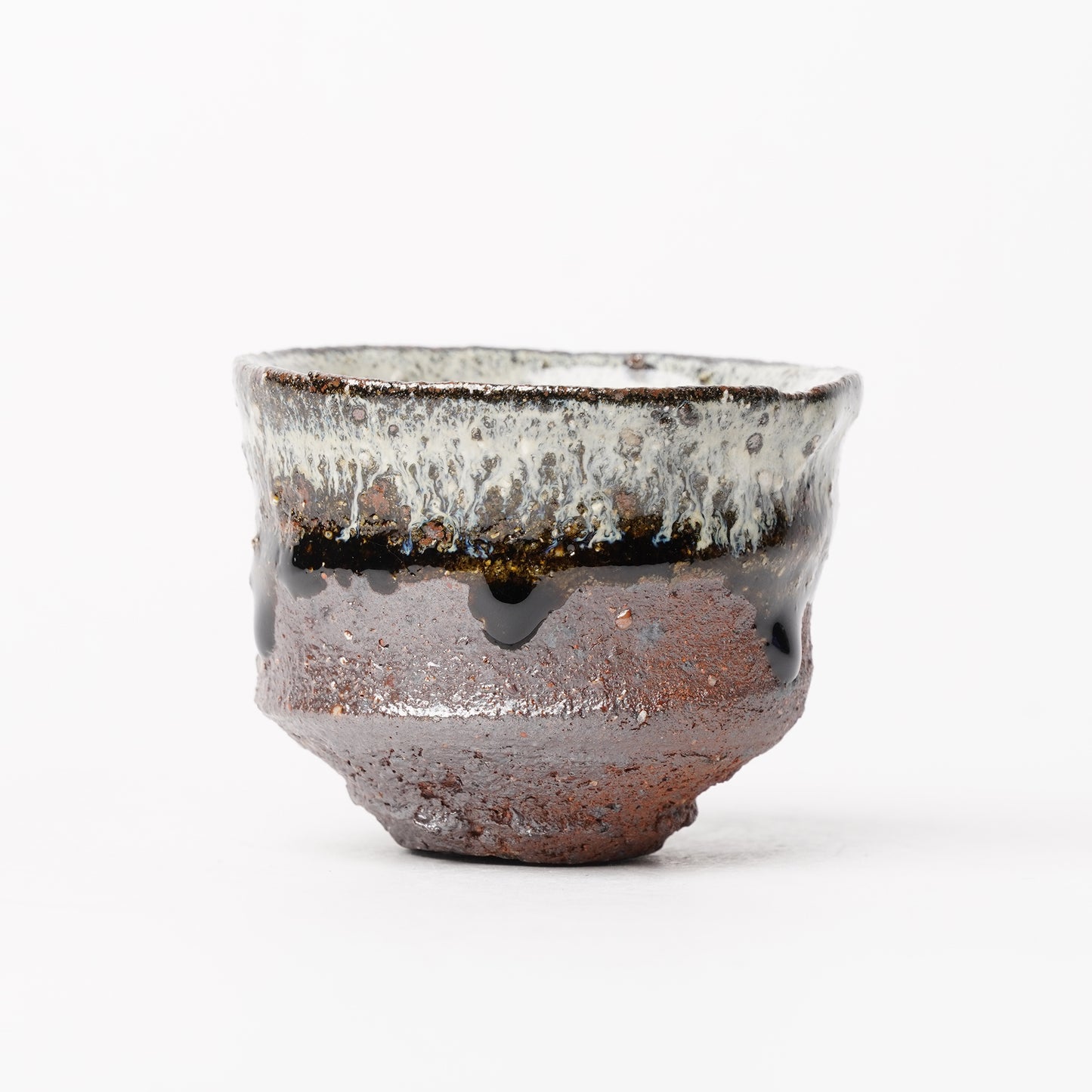 Nakagawa Jinenbogama Karatsu Wood fired Guinomi Cup with Box