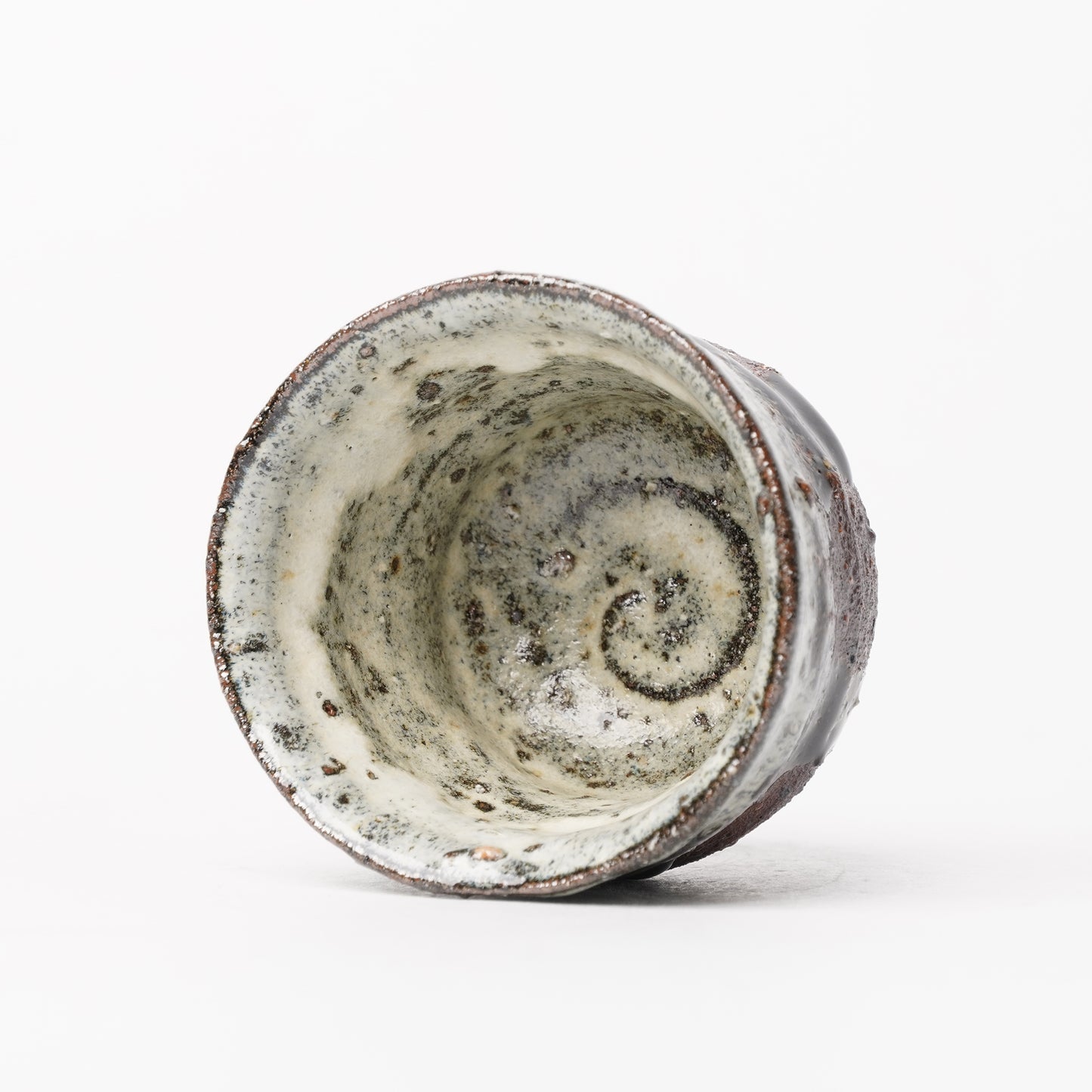 Nakagawa Jinenbogama Karatsu Wood fired Guinomi Cup with Box