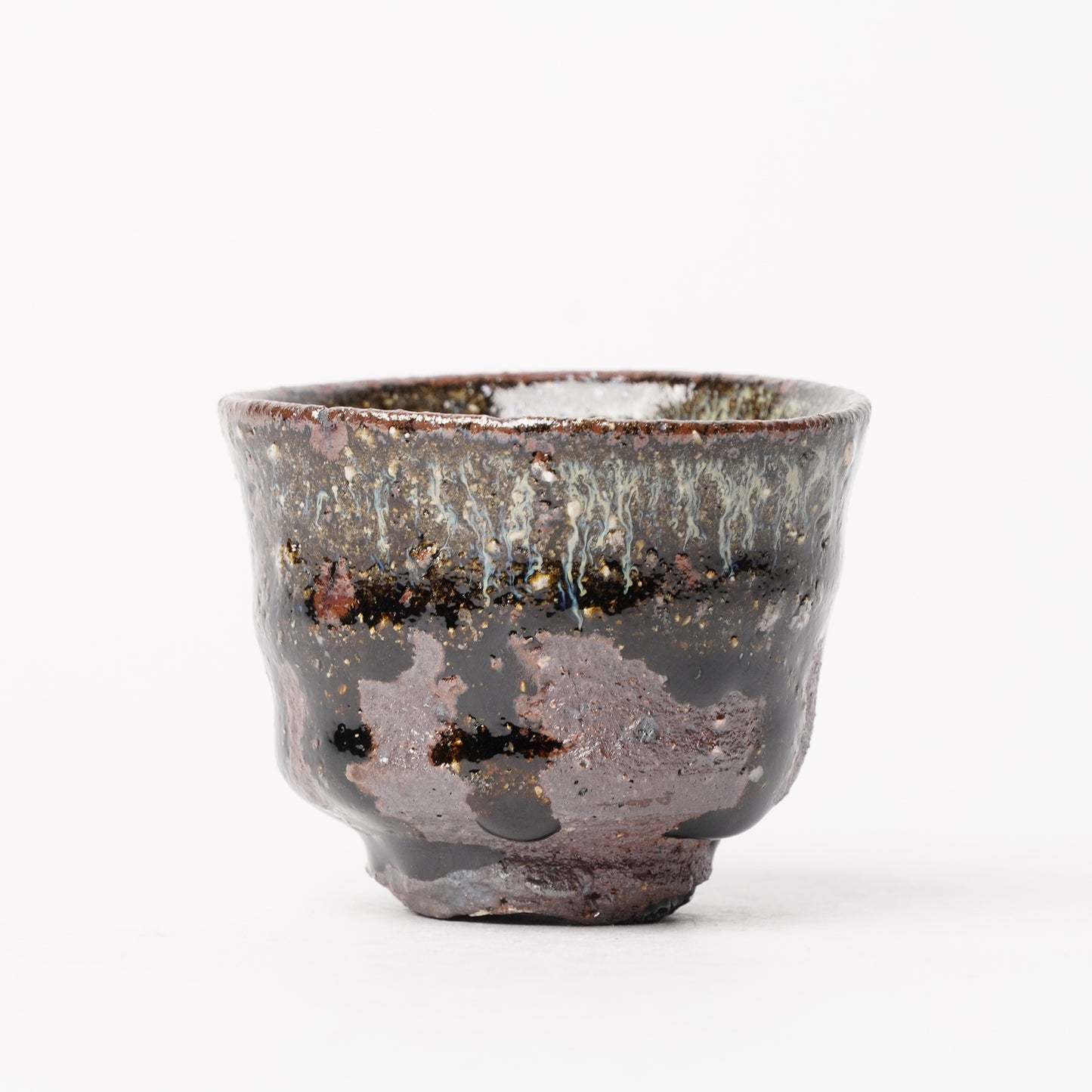 Nakagawa Jinenbogama Karatsu Wood fired Guinomi Cup with Box