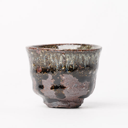 Nakagawa Jinenbogama Karatsu Wood fired Guinomi Cup with Box
