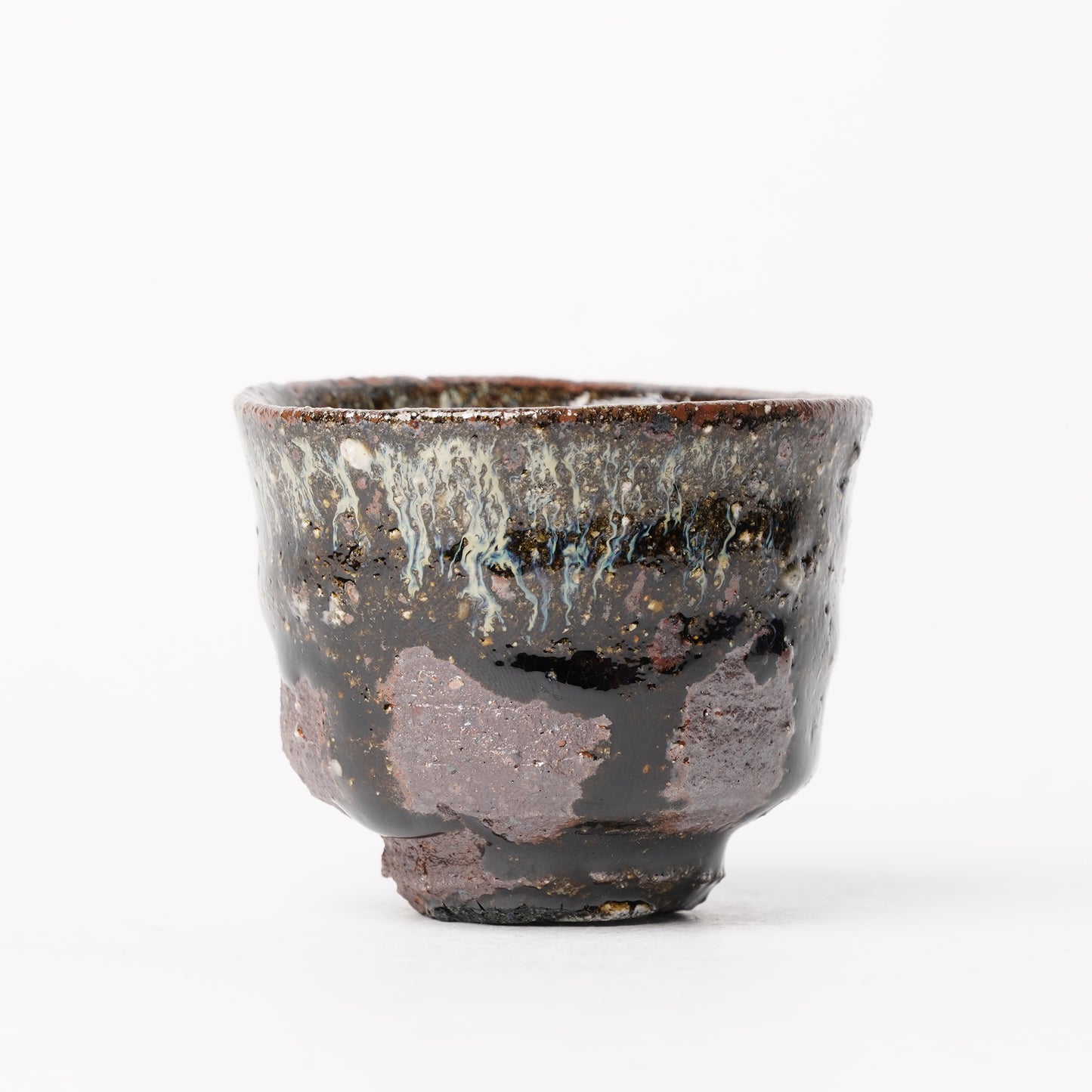 Nakagawa Jinenbogama Karatsu Wood fired Guinomi Cup with Box