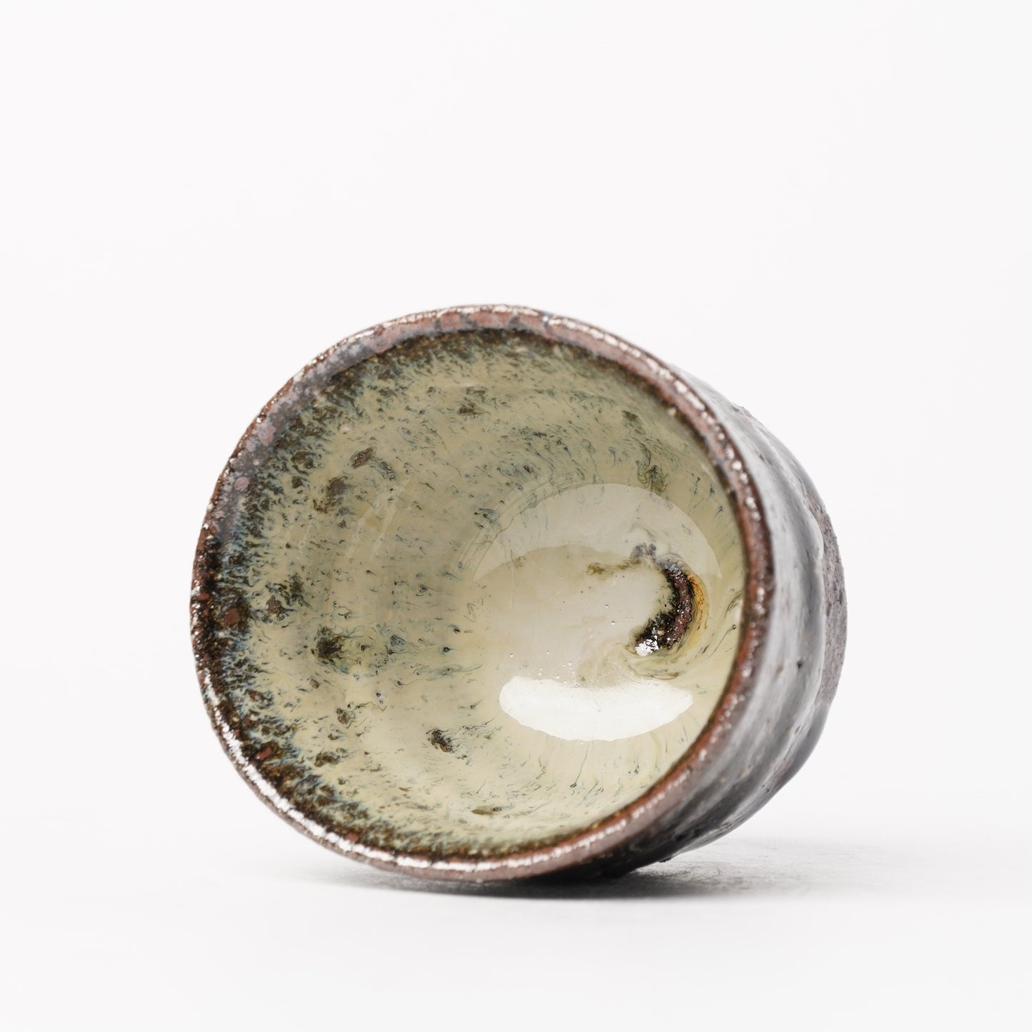 Nakagawa Jinenbogama Karatsu Wood fired Guinomi Cup with Box
