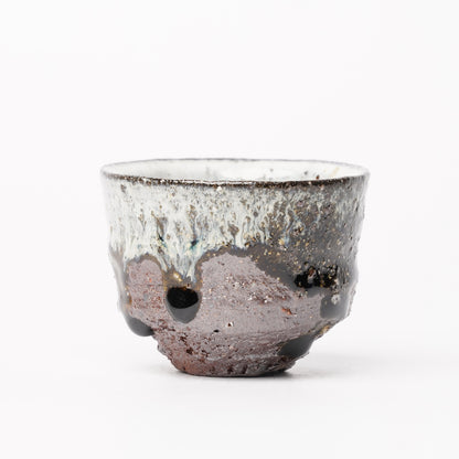 Nakagawa Jinenbogama Karatsu Wood fired Guinomi Cup with Box