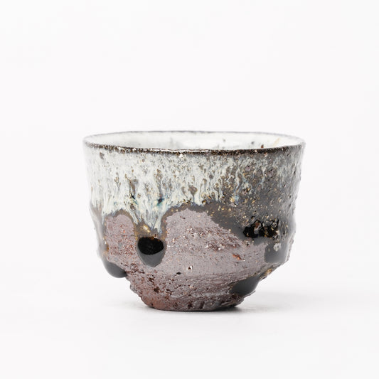 Nakagawa Jinenbogama Karatsu Wood fired Guinomi Cup with Box