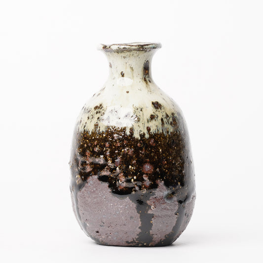 Nakagawa Jinenbogama Karatsu Wood fired Tokkuri Sake Server