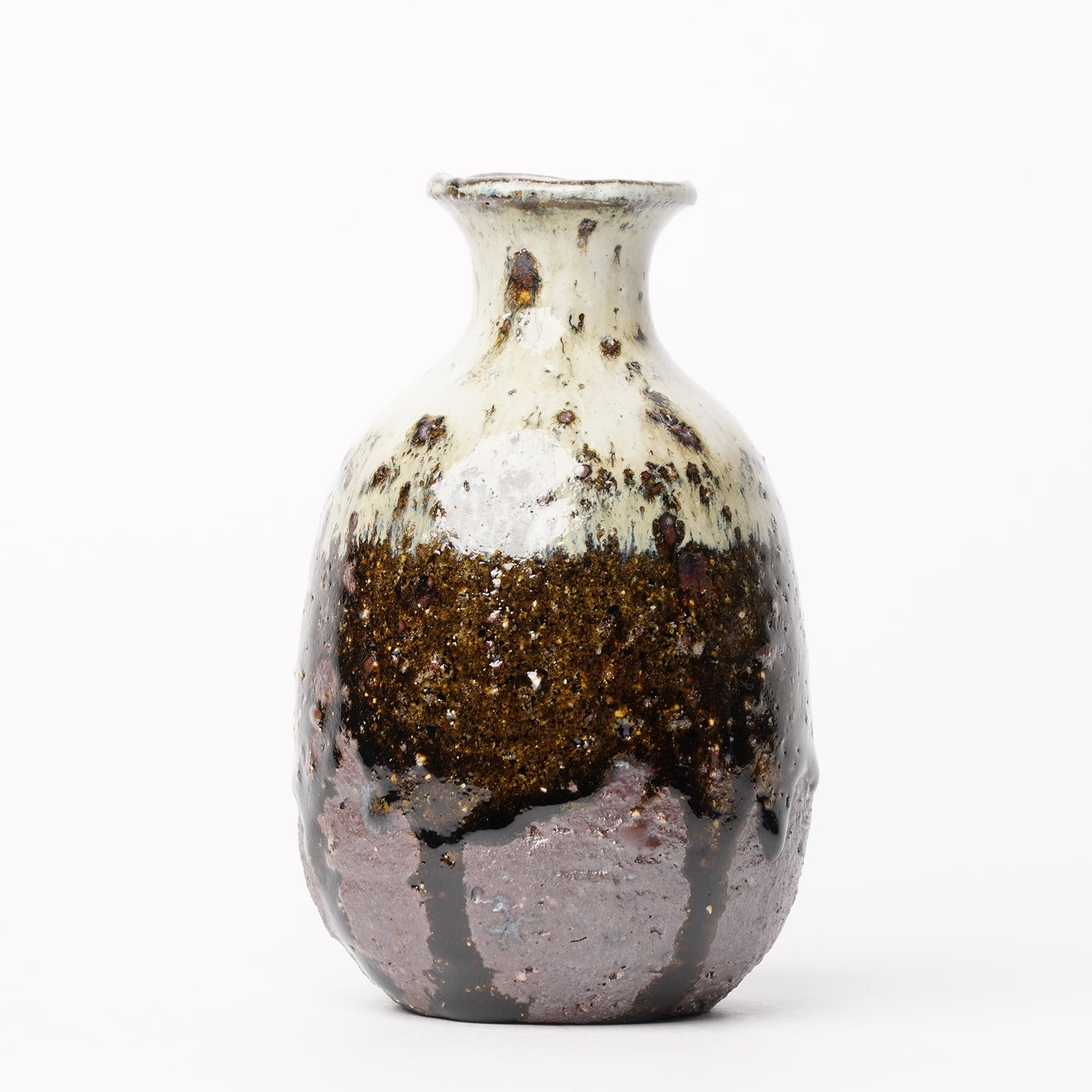Nakagawa Jinenbogama Karatsu Wood fired Tokkuri Sake Server