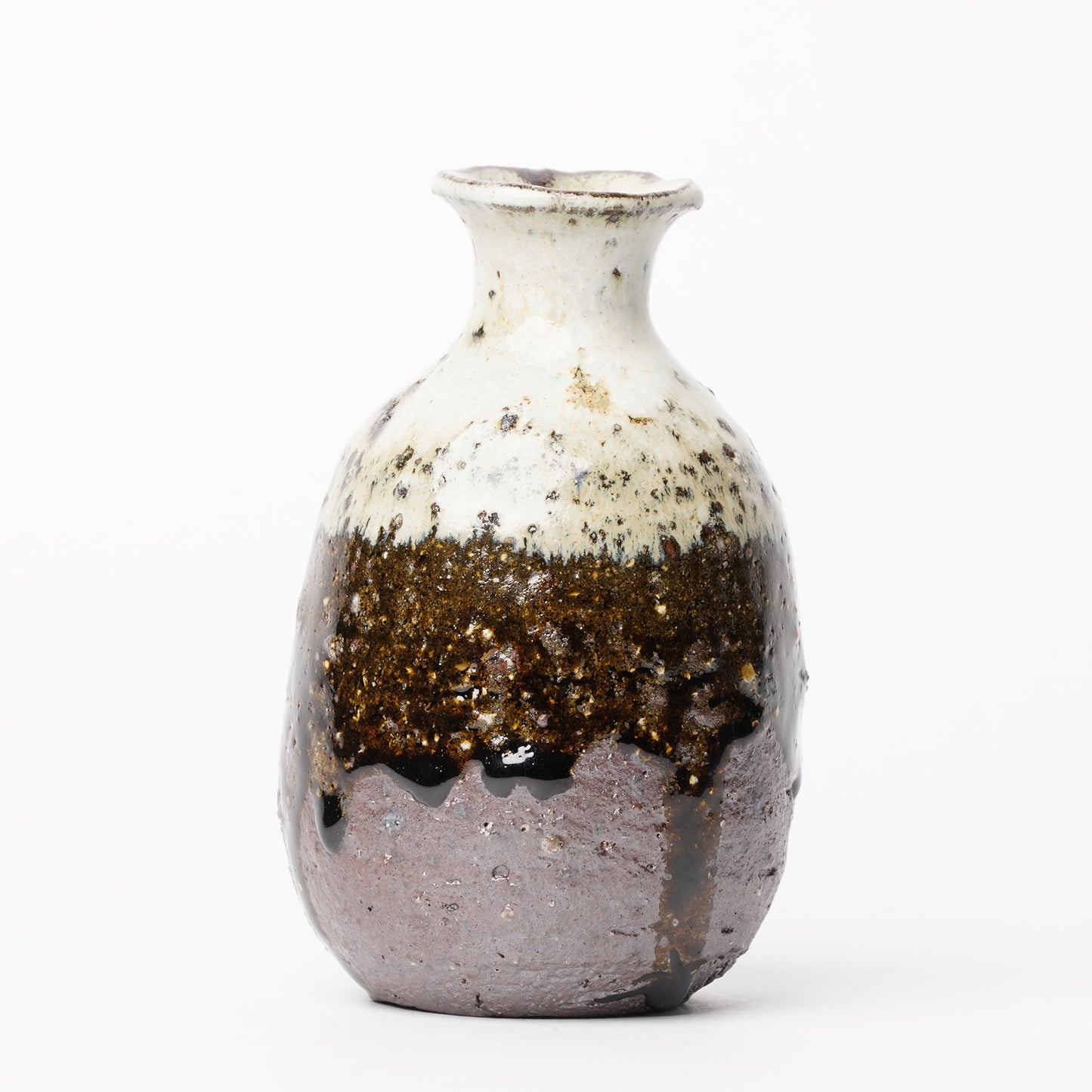 Nakagawa Jinenbogama Karatsu Wood fired Tokkuri Sake Server