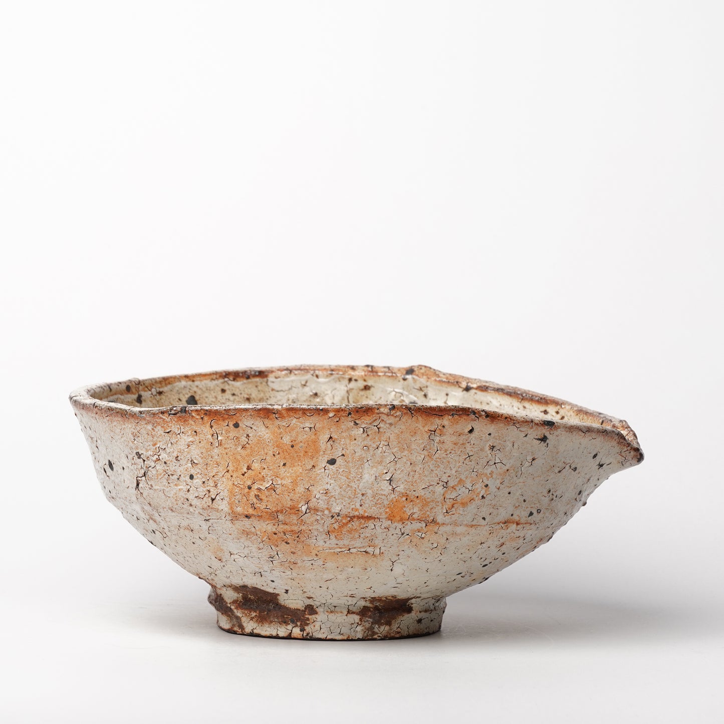 Nakagawa Jinenbogama Karatsu Wood fired Kohiki Katakuchi Bowl