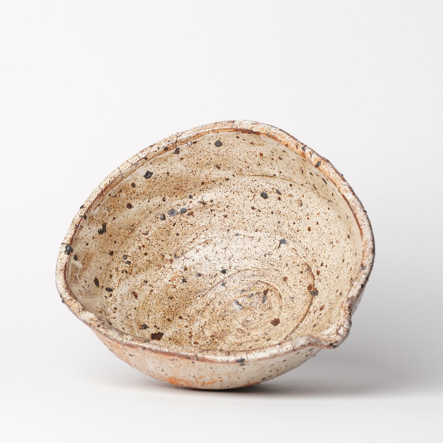 Nakagawa Jinenbogama Karatsu Wood fired Kohiki Katakuchi Bowl
