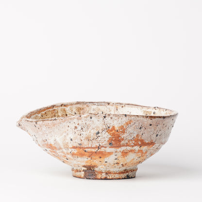 Nakagawa Jinenbogama Karatsu Wood fired Kohiki Katakuchi Bowl