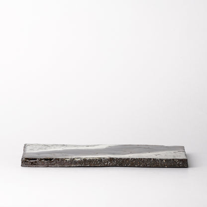 Nakagawa Jinenbogama Karatsu Wood fired Rectangle Sushi Plate