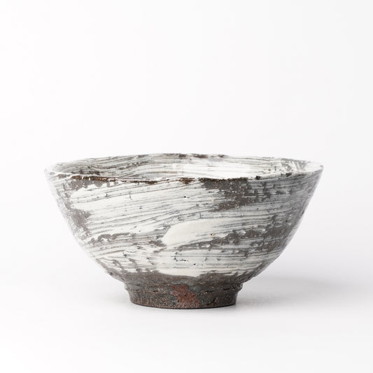 Nakagawa Jinenbogama Karatsu Wood fired Hakeme Bowl