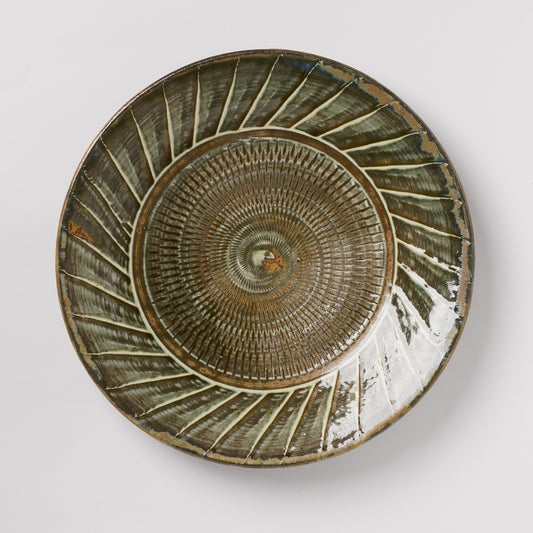 Onta-yaki Tobikanna Hakeme Dinner Plate