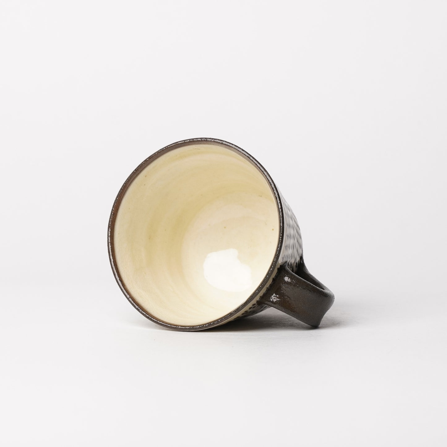 Onta-yaki Cup and Saucer Woodfired Mingei