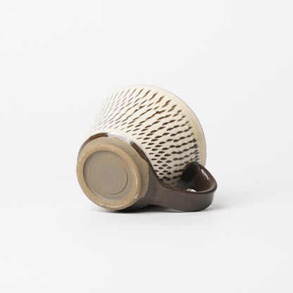 Onta-yaki Cup and Saucer Woodfired Mingei