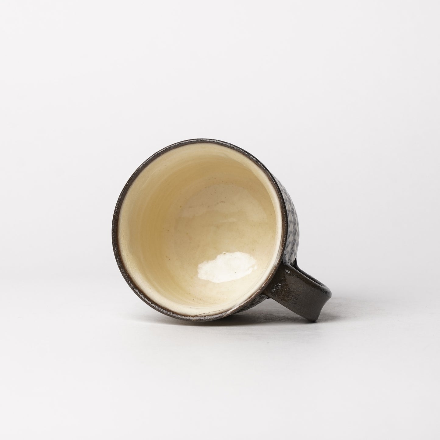 Onta-yaki Cup and Saucer Woodfired Mingei