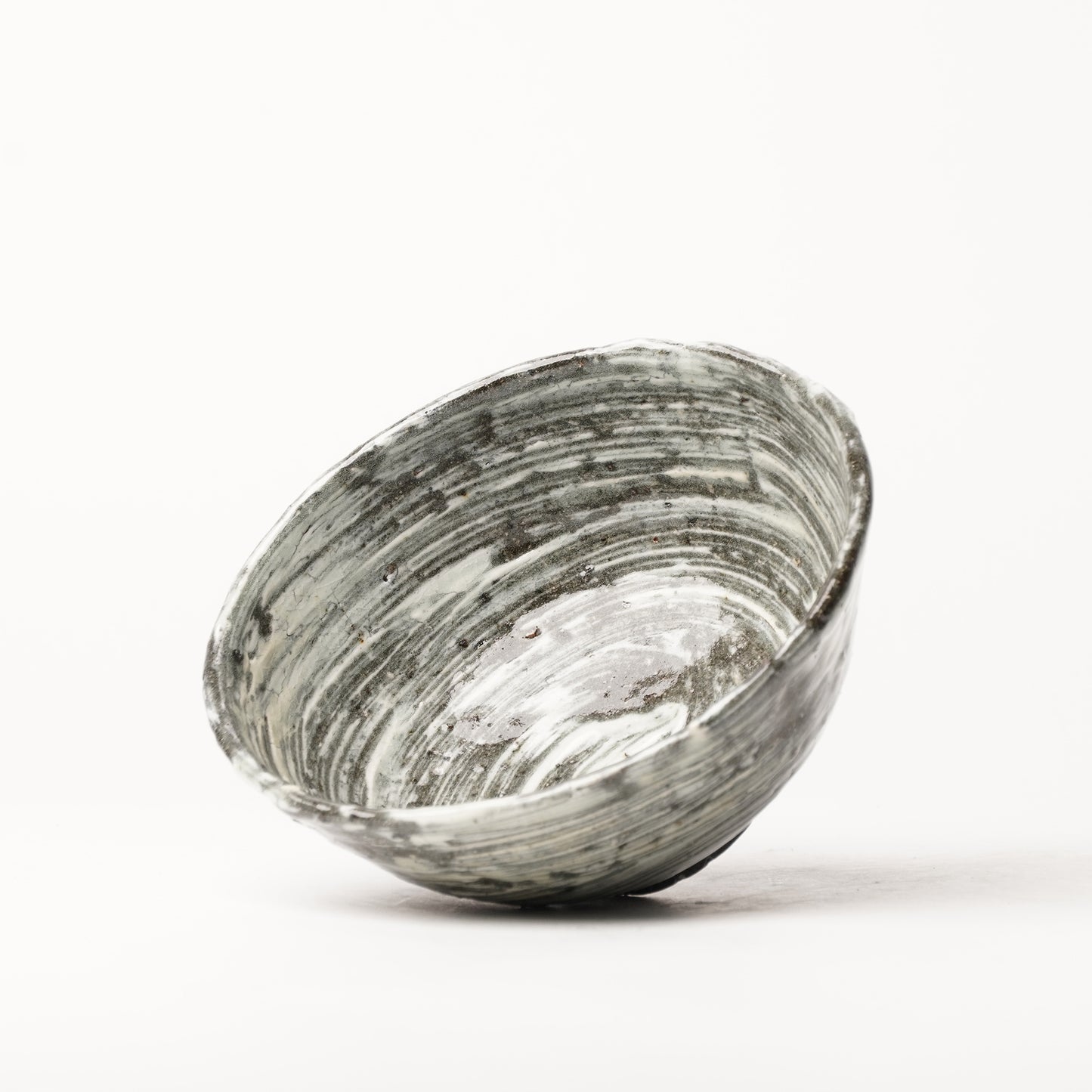 Nakagawa Jinenbogama Karatsu Wood fired Hakeme Chawan Rice Bowl Matcha