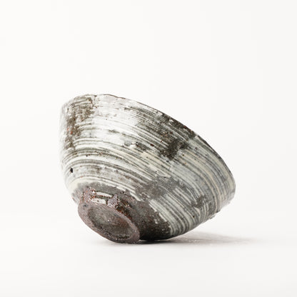 Nakagawa Jinenbogama Karatsu Wood fired Hakeme Chawan Rice Bowl Matcha