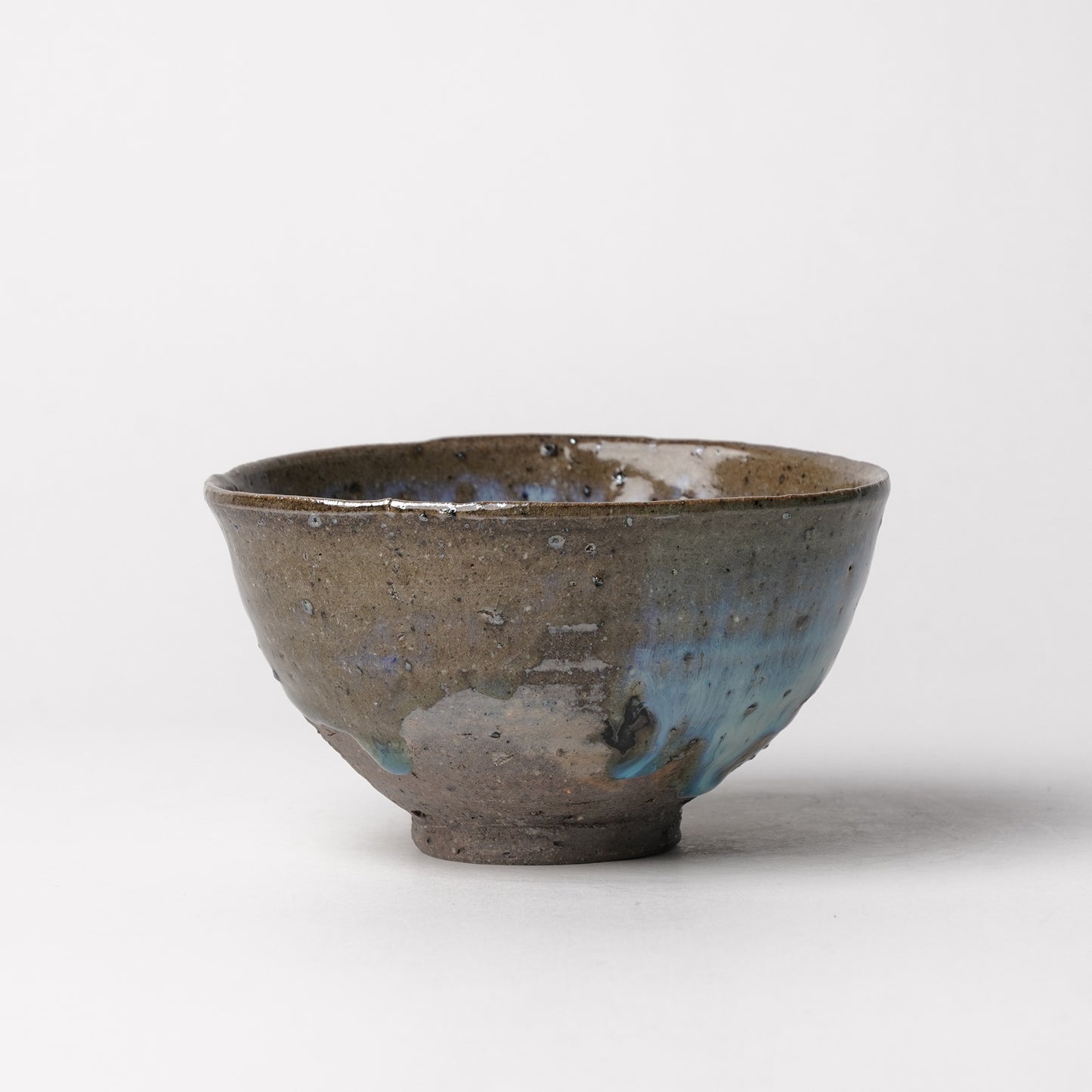Takeryo Kawaguchi Chawan Rice Bowl Ash Glaze
