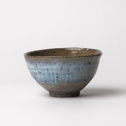 Takeryo Kawaguchi Chawan Rice Bowl Ash Glaze